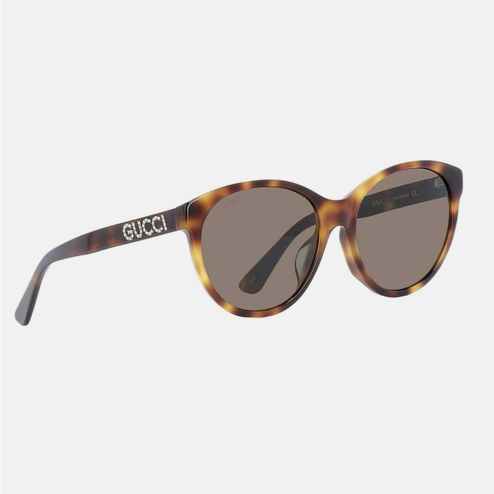 Gucci crystal logo cat eye sunglasses